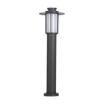 Modern Landscape Bollard Light with Warm LED Illumination for Pathways and Gardens