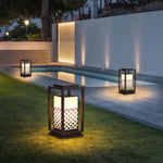 Modern Bollard Landscape Lights Waterproof LED Pathway Lamps