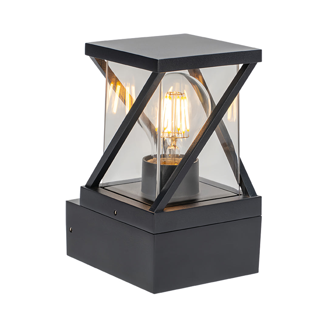 Modern Outdoor Wall Sconce with Aluminum Body and E27 Socket