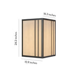 Luxury Outdoor Pillar Light with Marble Shade and LED