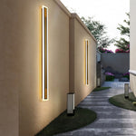 Modern Outdoor Linear Wall Sconce Waterproof LED Architectural Lighting