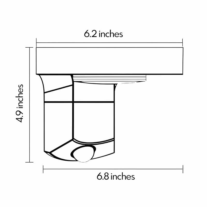 Modern Solar Wall Light with Motion Sensor for Outdoor Spaces