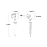 Minimalist LED Spike Light for Garden Pathways – Warm White 3000K