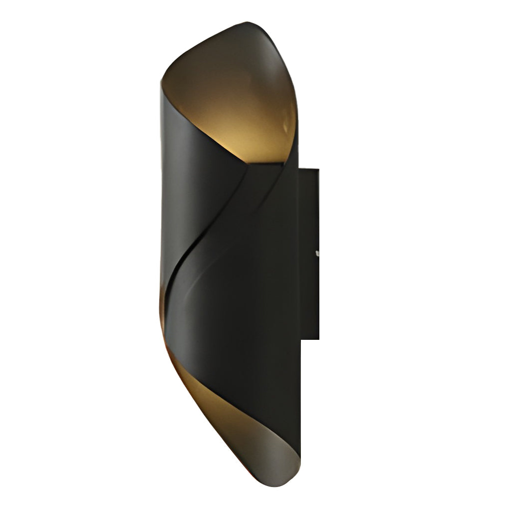 Modern Outdoor Wall Sconce with Up and Down LED Illumination