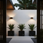 Luma Outdoor Up Down Wall Light – Minimalist LED Sconce in Black