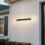 Modern Outdoor Linear LED Wall Light, Dimmable Waterproof Architectural Sconce