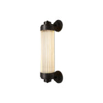 Luxury Minimalist Outdoor Wall Sconce with Copper Frame and Warm LED Light