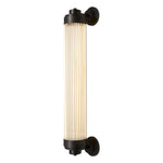 Luxury Minimalist Outdoor Wall Sconce with Copper Frame and Warm LED Light