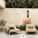 Geometric Outdoor Wall Sconce in Black or Gold, IP65 Waterproof LED