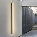 Linear Outdoor Wall Sconce with Dimmable LED Light
