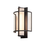 Antique Copper Outdoor Wall Sconce with Warm LED Light, IP65 Waterproof