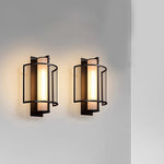 Antique Copper Outdoor Wall Sconce with Warm LED Light, IP65 Waterproof