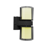 Modern Outdoor Wall Up Light | Architectural LED Sconce in Black