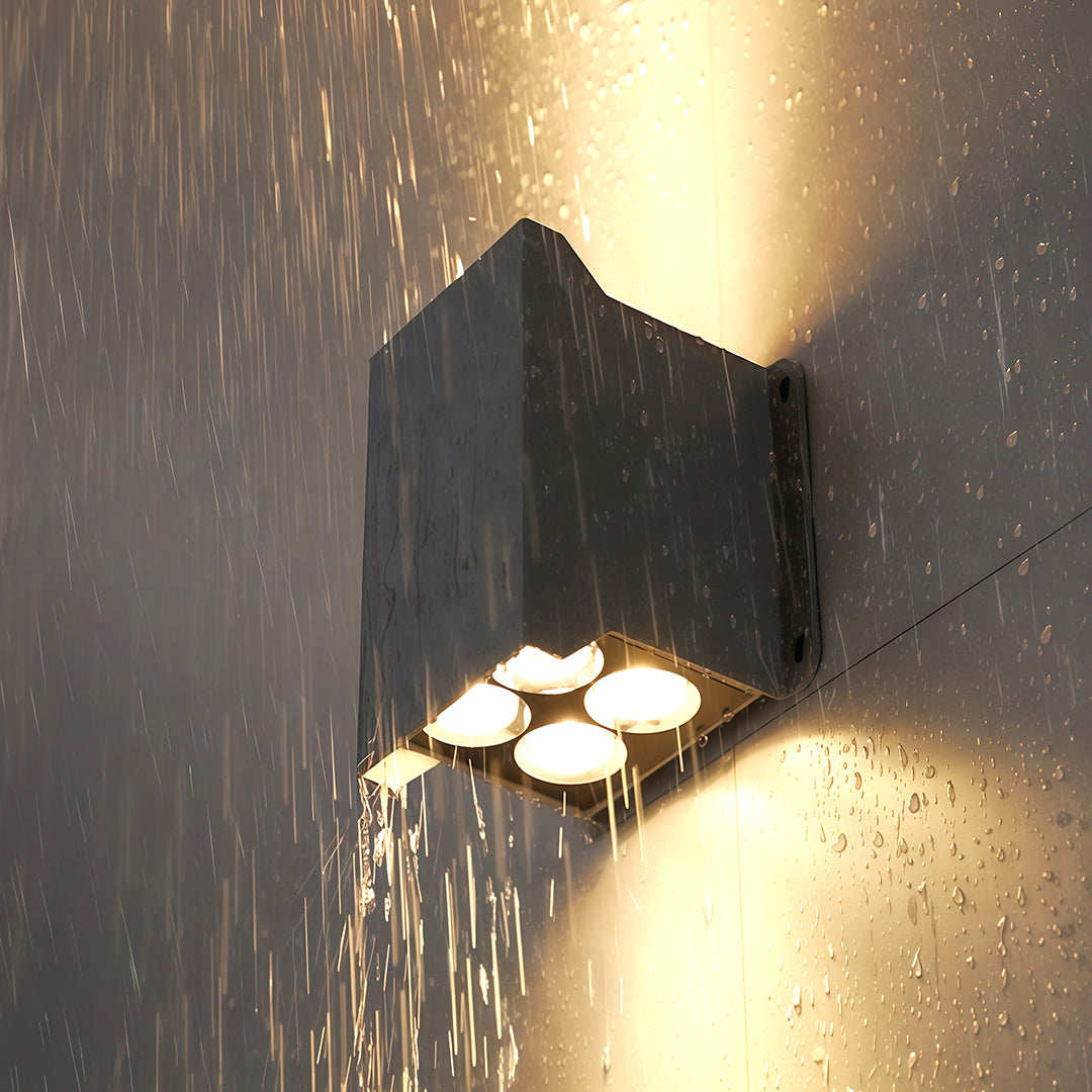 Bidirectional Square LED Wall Washer for Outdoor Facades