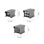 Bidirectional Square LED Wall Washer for Outdoor Facades