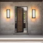 Outdoor Waterproof Double Layer Lampshade Gate Column Exterior Wall Sconces