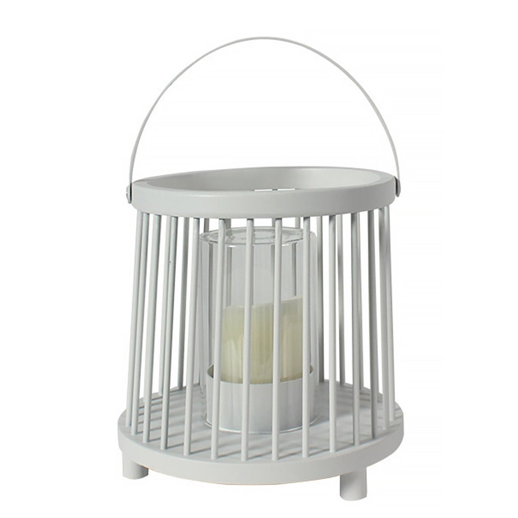 Outdoor Waterproof Garden Light Rechargeable Portable Cage Landscape Lighting With Us Plug