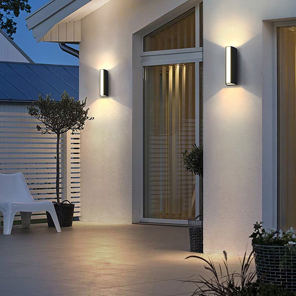 Outdoor Waterproof Led Exterior Wall Lights For Courtyard Garden Fence Decorative