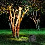 Circular LED Landscape Spotlight with Die-Cast Aluminum Housing