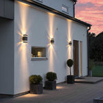 Outdoor Waterproof Single Or Double Ended Light Emitting Wall Lamp For Villa Balcony Courtyard