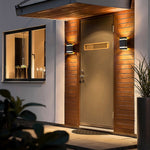 Outdoor Waterproof Single Or Double Ended Light Emitting Wall Lamp For Villa Balcony Courtyard