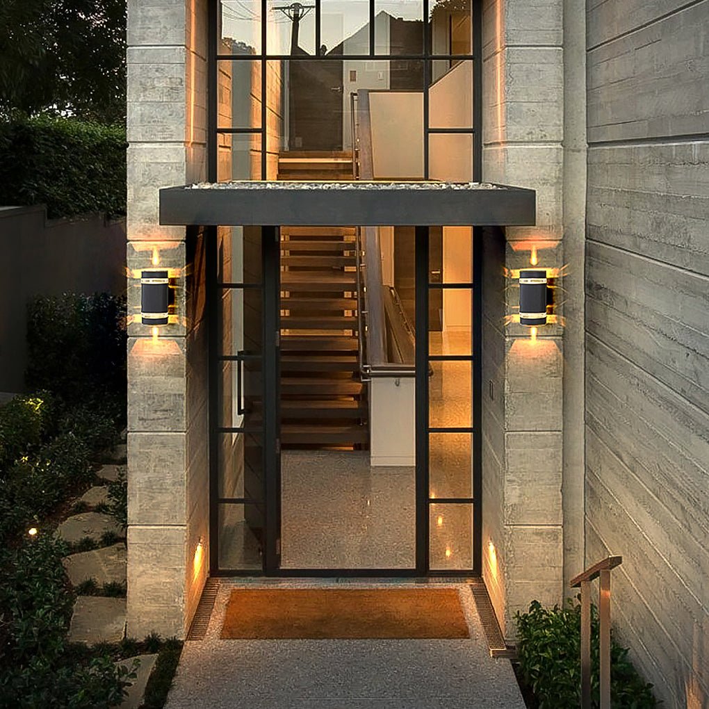 Outdoor Waterproof Single Or Double Ended Light Emitting Wall Lamp For Villa Balcony Courtyard