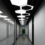 Hexaform LED Chandelier – Modern Geometric Pendant Light