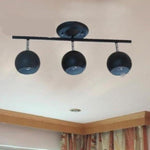 3 Light Bowled Metal Semi Flush Mount Ceiling Light Modern Bright