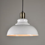 Semi Globe Metal LED Pendant Light with Adjustable Cord for Modern Interiors