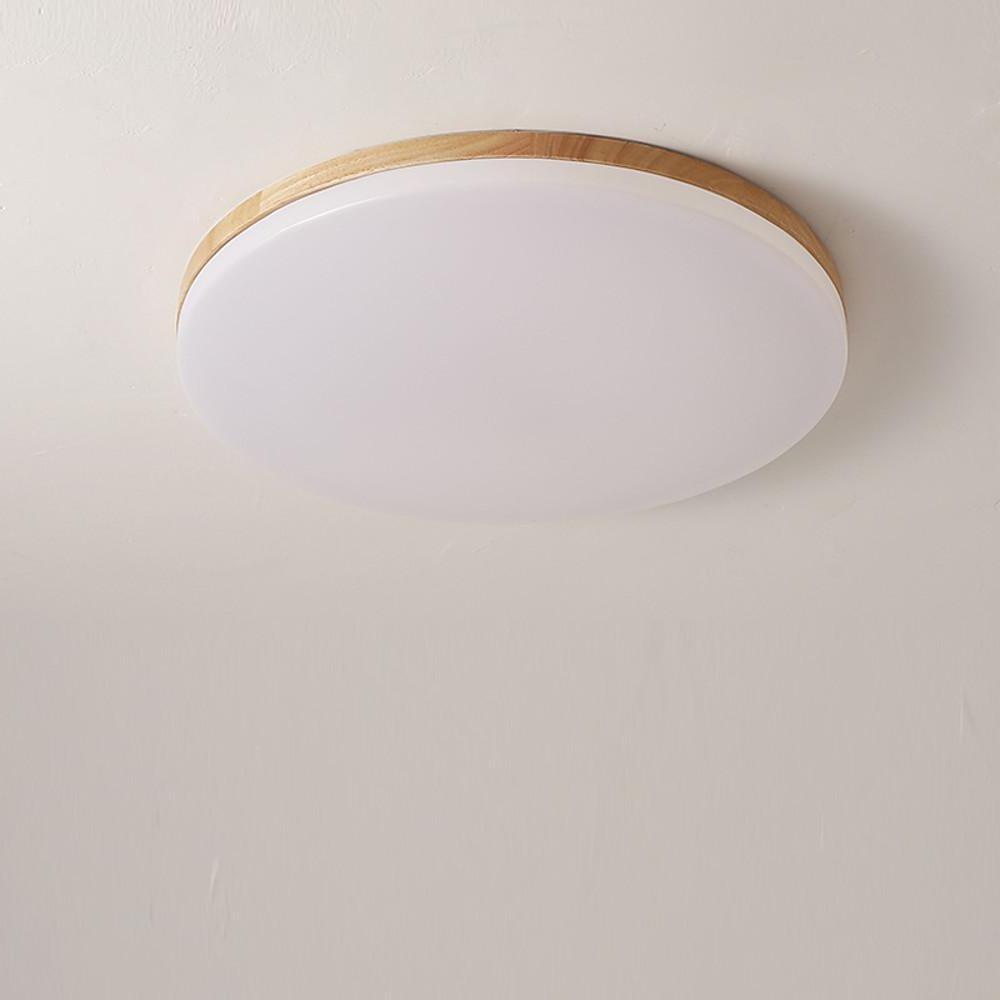 Aurelia Wood & Acrylic LED Flush Mount Ceiling Light