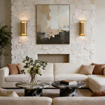 Modern Brass Up and Down Wall Sconce for Refined Interiors