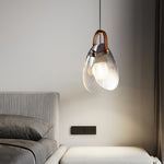 Lumière Pearl Glass Pendant Light – Nordic LED Hanging Lamp
