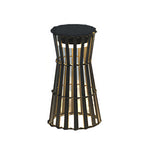 Modern Outdoor Lantern in Black Stainless Steel with LED