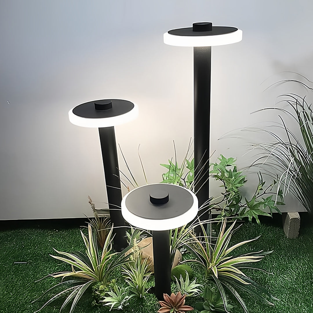 Aurora Path Light – Modern Waterproof LED Landscape Bollard for Garden Walkways