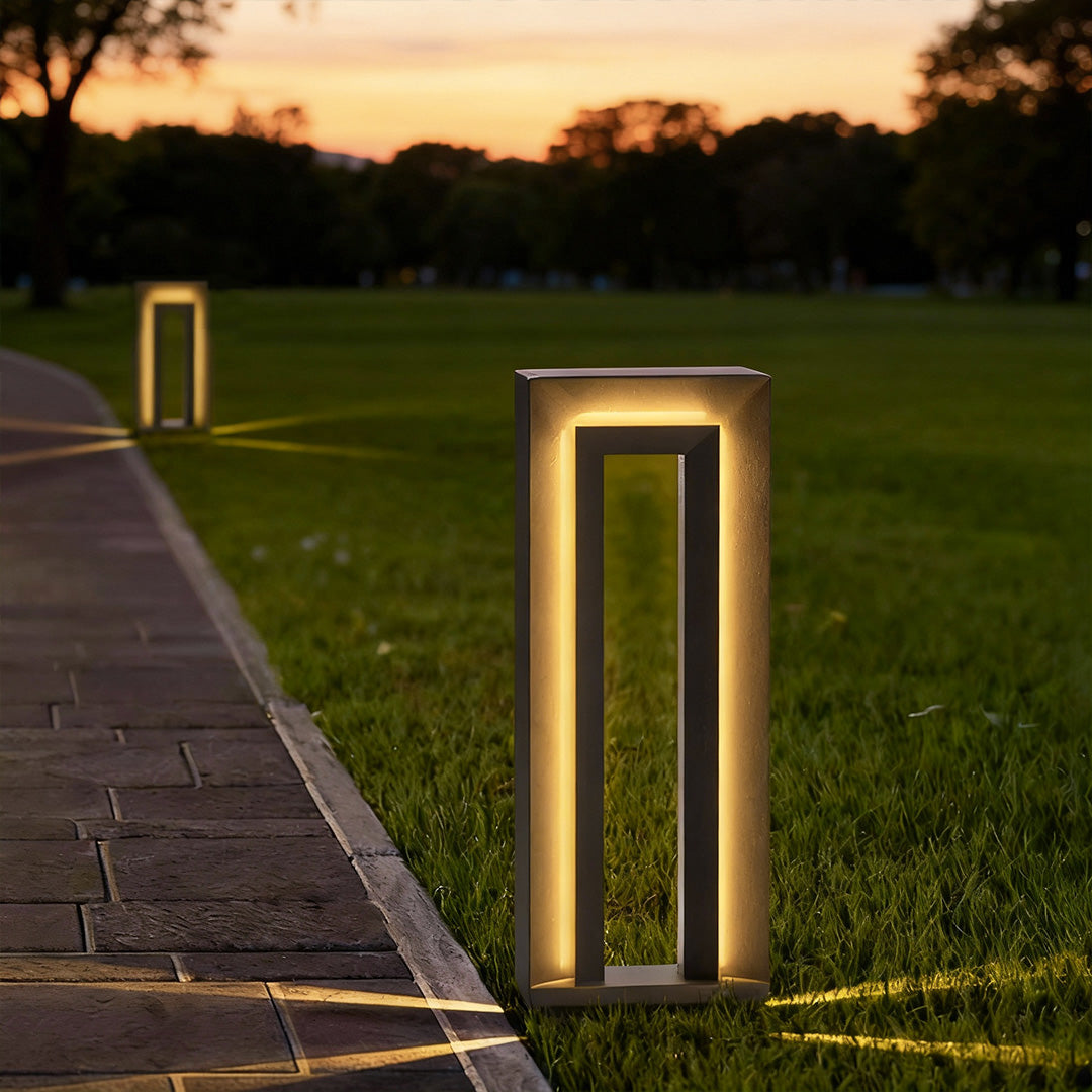 Modern LED Bollard Light for Pathways & Gardens | Stainless Steel