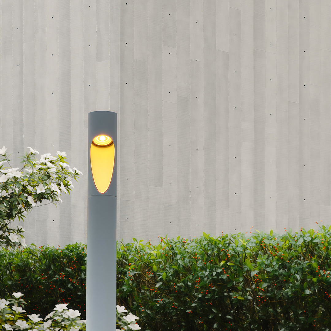 Minimalist LED Bollard Light for Courtyard and Garden Paths