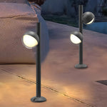 Modern Minimalist Pathway Landscape Lighting in Matte Black for Outdoor Walkways