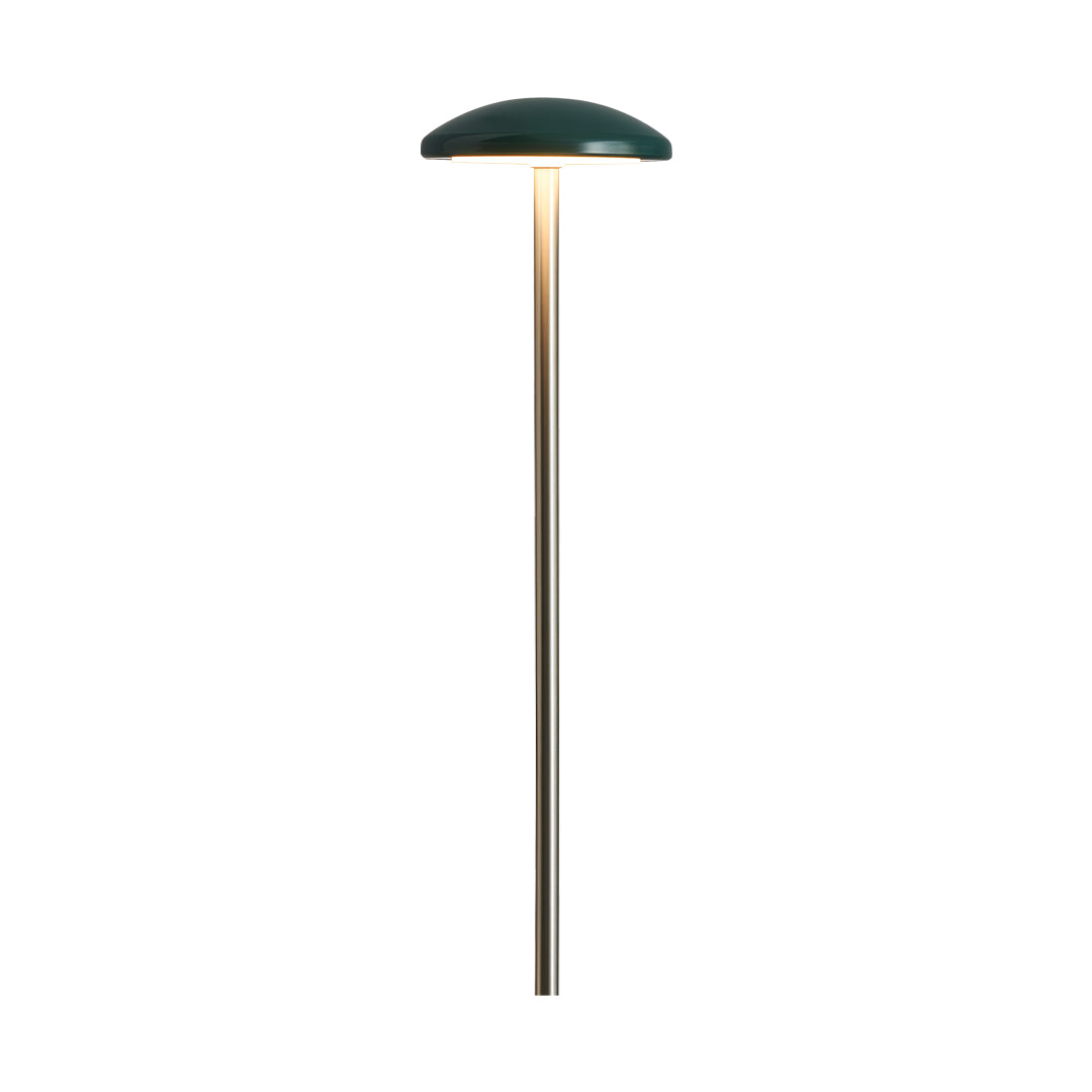 Pathway Landscape Light | Minimalist Outdoor Bollard in Matte Green