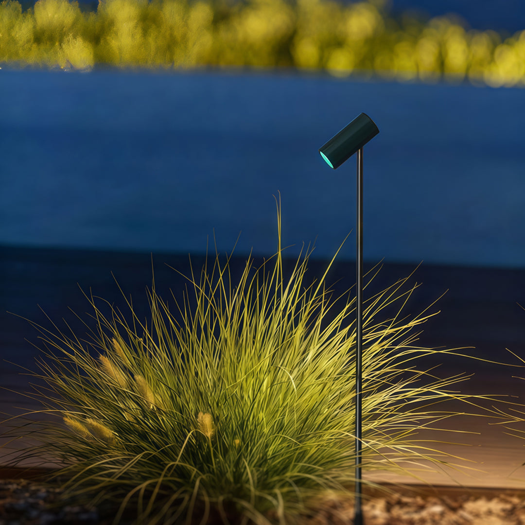 Pathway Landscape Light | Minimalist Outdoor Bollard in Matte Green