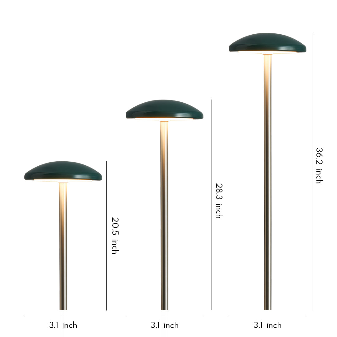 Pathway Landscape Light | Minimalist Outdoor Bollard in Matte Green