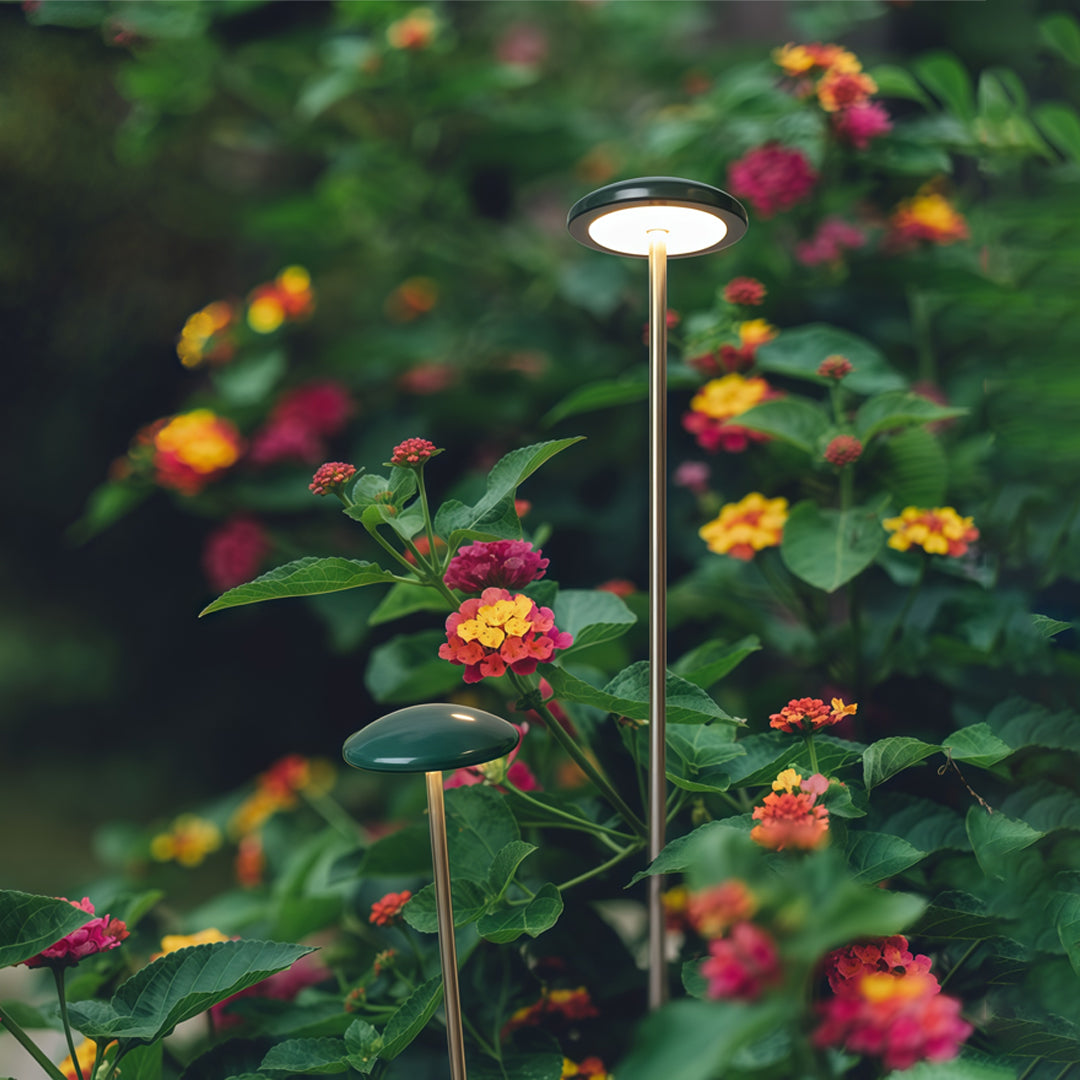 Pathway Landscape Light | Minimalist Outdoor Bollard in Matte Green