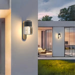 Outdoor Wall Sconce with Motion Sensor, IP65 Waterproof Stainless Steel Balcony Light