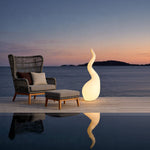 Aurelia Outdoor Floor Lamp – Modern Water Drop Landscape Lighting