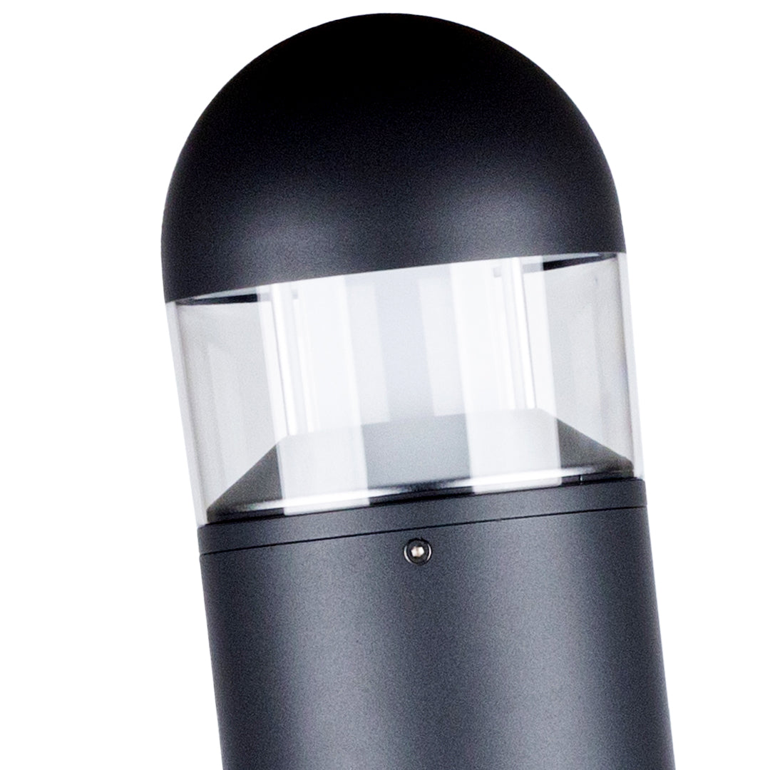 Nordic Minimalist Outdoor Bollard Light 31in Sand Gray Pathway Lamp
