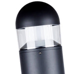 Nordic Minimalist Outdoor Bollard Light 31in Sand Gray Pathway Lamp
