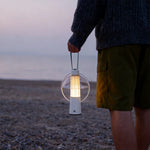 Lumina Circle Table Lamp in Iron and Acrylic, Dimmable LED