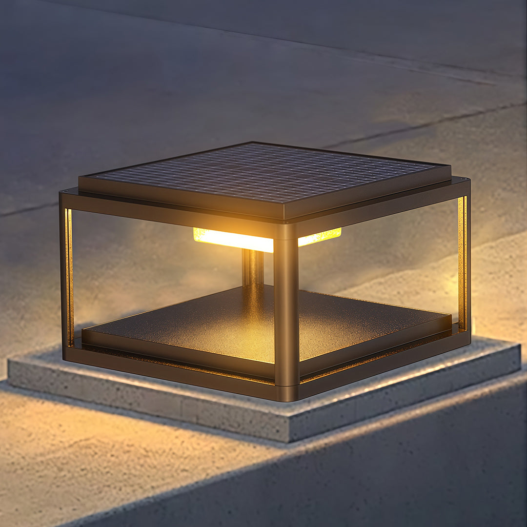 Modern Outdoor Pillar Light – Waterproof Aluminum Post Lantern