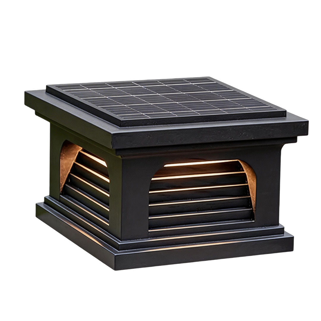 Modern Outdoor Pillar Light for Villa Gate Post – Stainless Steel LED