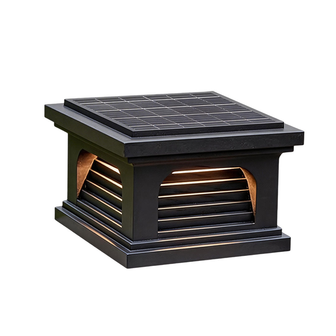 Modern Outdoor Pillar Light for Villa Gate Post – Stainless Steel LED