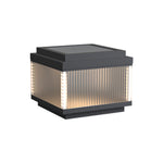 Minimalist Pillar Light for Courtyard, Waterproof Stainless Steel Post Lamp